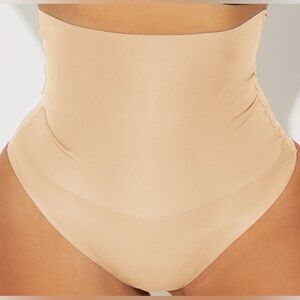 High-Waisted Black  Shapewear Briefs